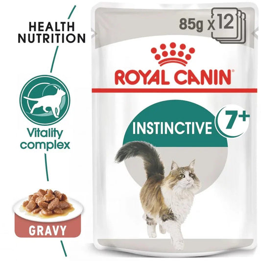 Royal Canin Feline Health Nutrition Instinctive 7+ Adult Cat Wet Food 85g x 12