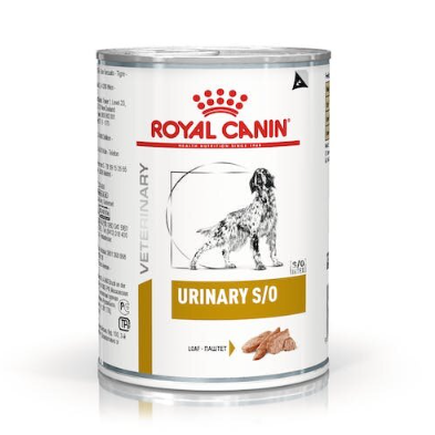 Royal Canin Veterinary Diet Urinary S/O Adult Dog Wet Food 410g x 12