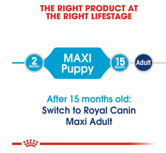 Royal Canin Size Health Nutrition Maxi Puppy Dog Dry Food 4kg
