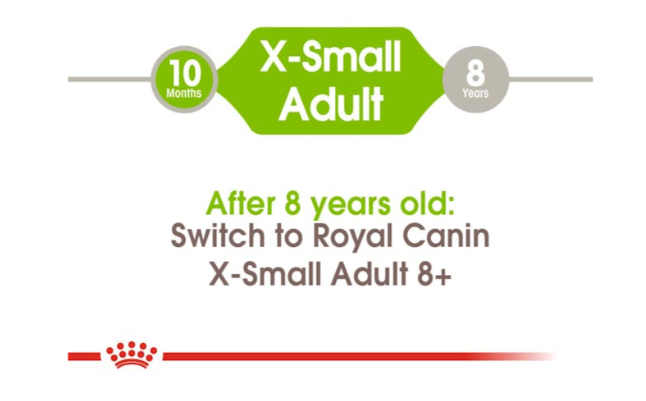 Royal Canin Size Health Nutrition X-Small Adult Dog Dry Food 500g