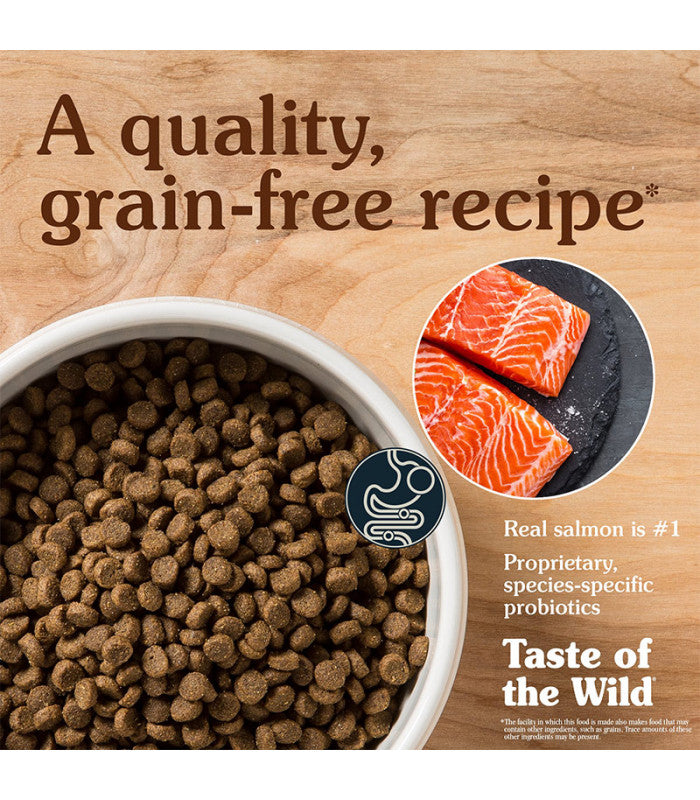Taste of the Wild Pacific Stream with Smoked Salmon Grain-Free Puppy Dog Dry Food 12.2KG