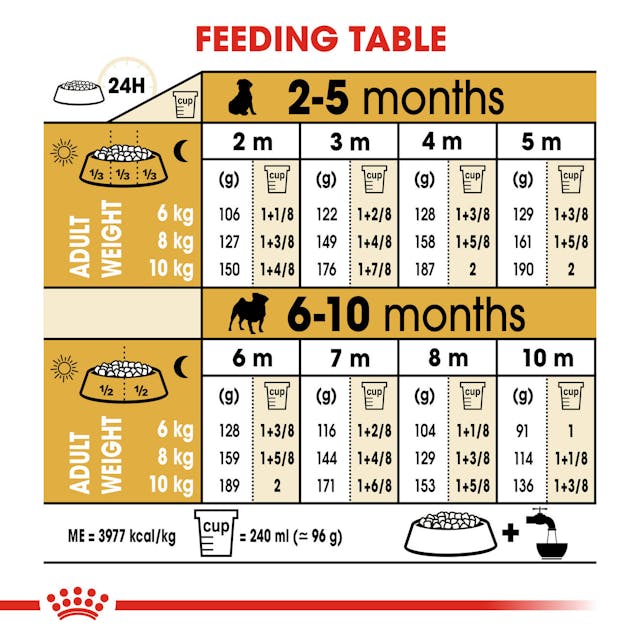 Royal Canin Breed Health Nutrition Pug Puppy Dog Dry Food 1.5kg
