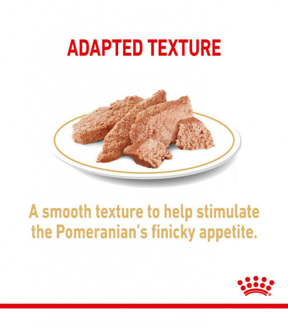 Royal Canin Breed Health Nutrition Pomeranian Adult Dog Wet Food 85g
