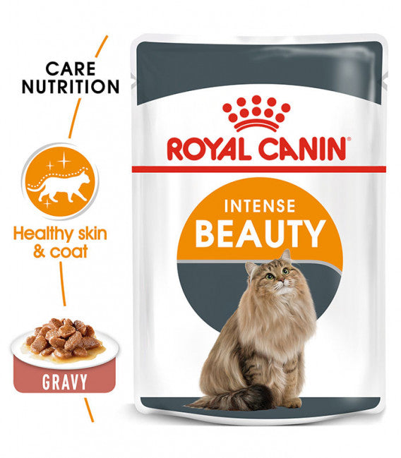 Royal Canin Feline Care Nutrition Hair & Skin Adult Cat Wet Food 85g x 12