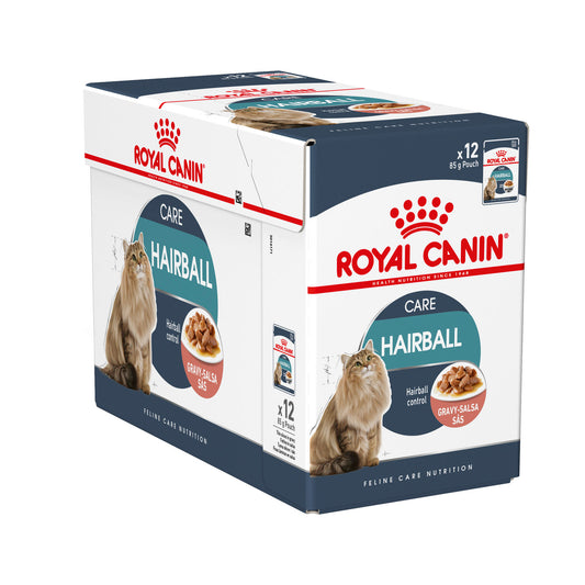 Royal Canin Feline Care Nutrition Hairball Care Adult Cat Wet Food 85g x 12