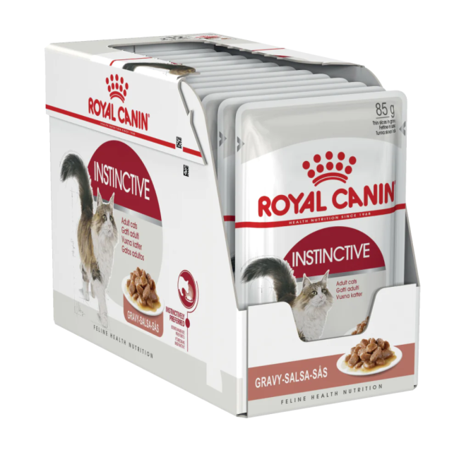 Royal Canin Feline Health Nutrition Instinctive Adult Cat Wet Food 85g x 12