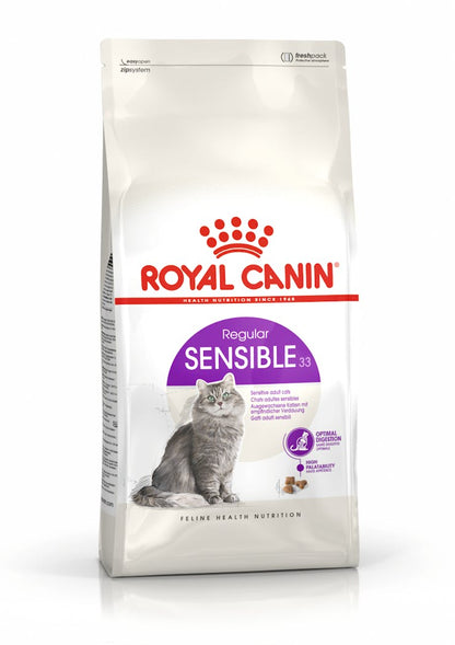 Royal Canin Feline Health Nutrition Sensible 33 Adult Cat Dry Food 400g