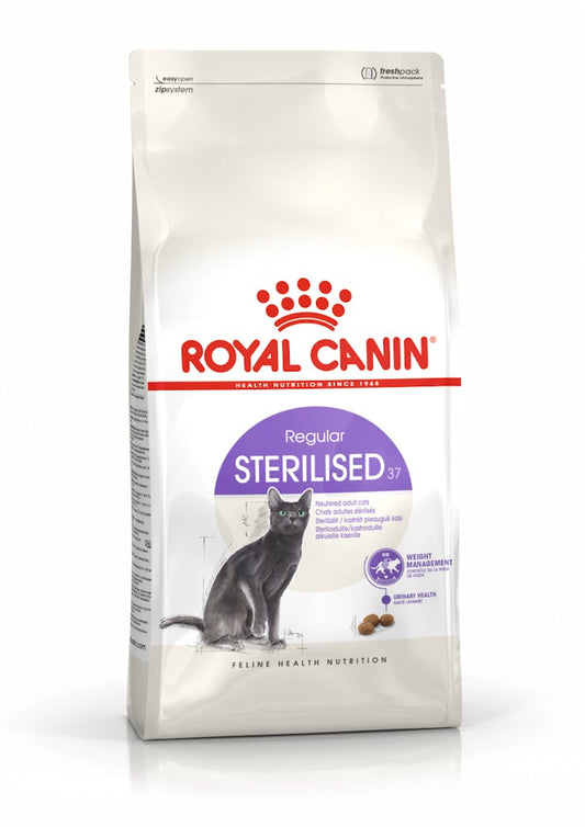 Royal Canin Feline Health Nutrition Sterilised 37 Adult Cat Dry Food 400g