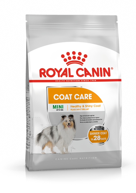 Royal Canin Canine Care Nutrition Mini Coat Care Adult Dog Dry Food 3kg