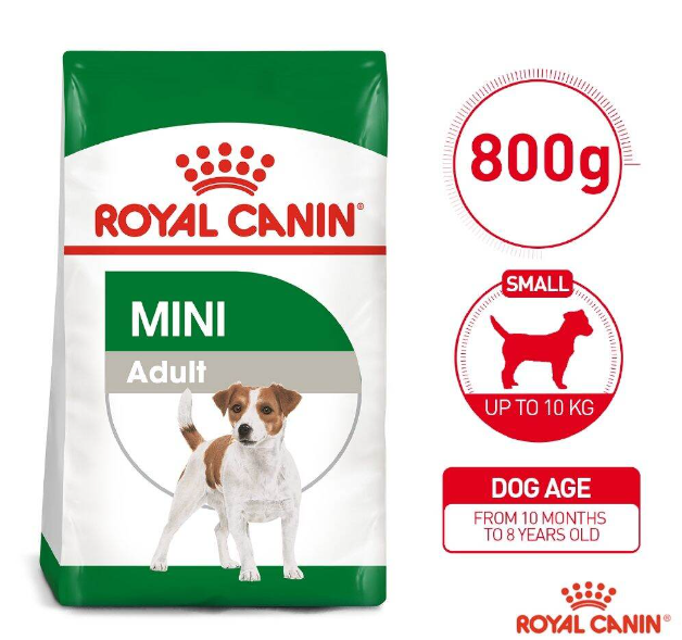 Royal Canin Size Health Nutrition Mini Adult Dog Dry Food 800g