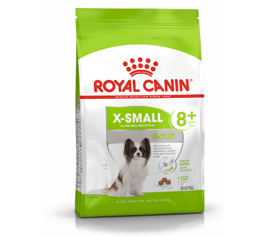 Royal Canin Size Health Nutrition X-Small Adult 8+ Dog Dry Food 1.5kg