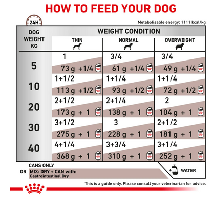 Royal Canin Veterinary Diet Gastrointestinal Adult Dog Wet Food 400g