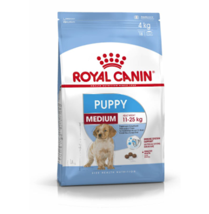 Royal Canin Size Health Nutrition Medium Puppy Dog Dry Food 4kg