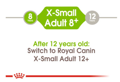 Royal Canin Size Health Nutrition X-Small Adult 8+ Dog Dry Food 1.5kg