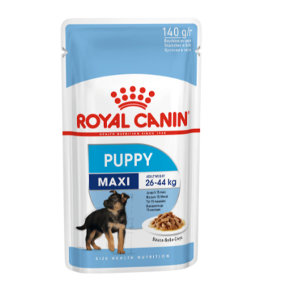 Royal Canin Size Health Nutrition Maxi Puppy Dog Wet Food 140g