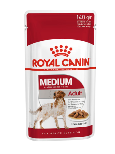 Royal Canin Size Health Nutrition Medium Adult Dog Wet Food 140g