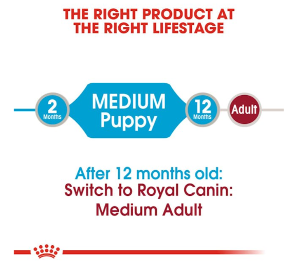 Royal Canin Size Health Nutrition Medium Puppy Dog Wet Food 140g x 10