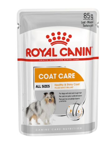 Royal Canin Canine Care Nutrition Coat Care All Sizes Dog Wet Food 85g