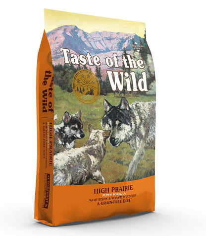 Taste of the Wild High Prairie with Roasted Bison and Roasted Venison Grain-Free Dry Puppy Dog 12.2kg