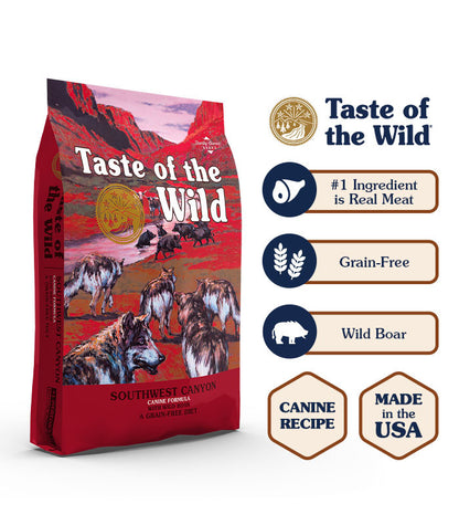 Taste of the Wild Southwest Canyon with Wild Boar Grain-Free Dog Dry Food 2kg