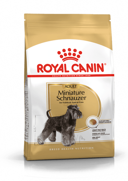 Royal Canin Breed Health Nutrition Miniature Schnauzer Adult Dog Dry Food 3kg