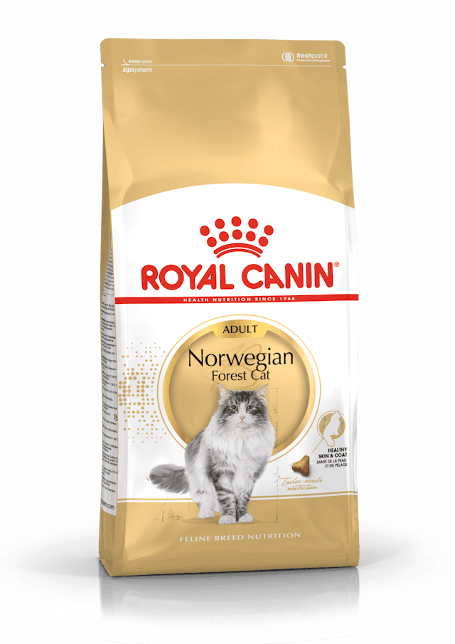 Royal Canin Feline Breed Nutrition Norwegian Forest Cat Adult Dry Food 2kg