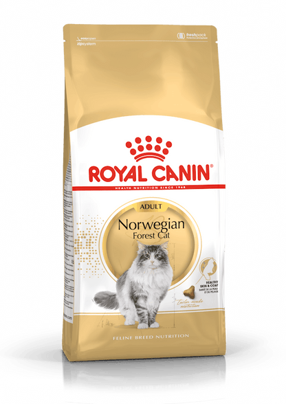 Royal Canin Feline Breed Nutrition Norwegian Forest Cat Adult Dry Food 2kg