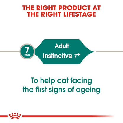 Royal Canin Feline Health Nutrition Instinctive 7+ Adult Cat Wet Food 85g x 12