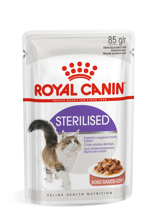 Royal Canin Feline Health Nutrition Sterilised Adult Cat Wet Food 85g