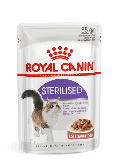 Royal Canin Feline Health Nutrition Sterilised Adult Cat Wet Food 85g