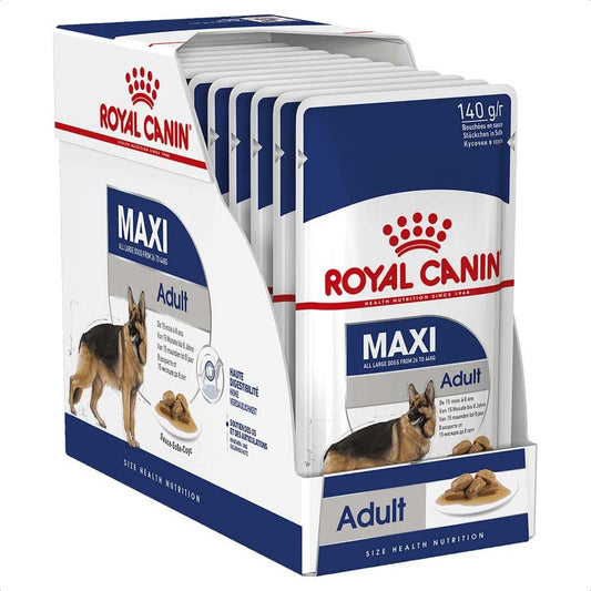 Royal Canin Size Health Nutrition Maxi Adult Dog Wet Food 140g x 10