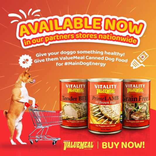 Vitality ValueMeal Canned Dog Food for Puppies and Adults Wet Food 390g