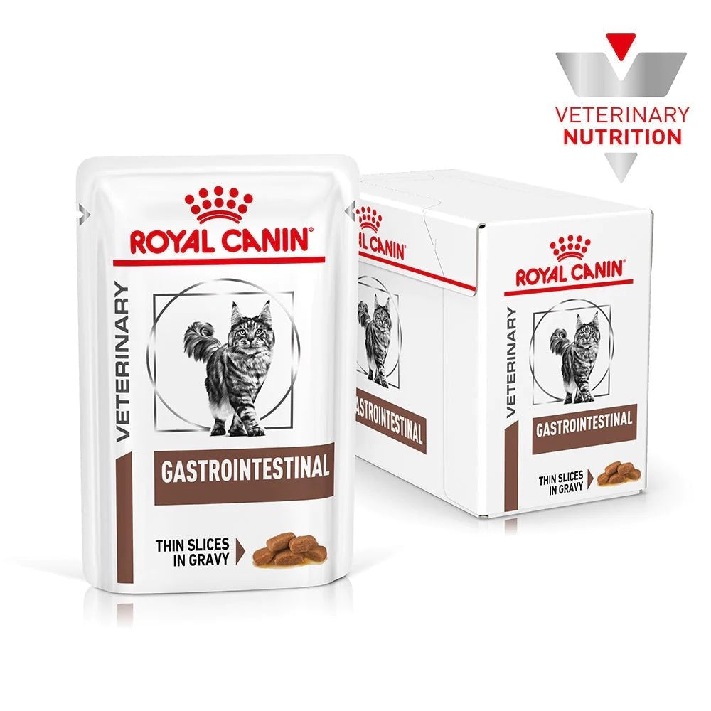 Royal Canin Veterinary Health Nutrition Gastrointestinal Adult Cat Wet Food 85g x 12