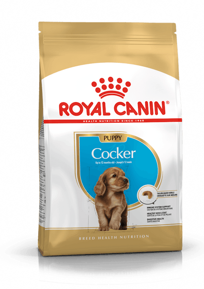 Royal Canin Breed Health Nutrition Cocker Puppy Dog Dry Food 3kg