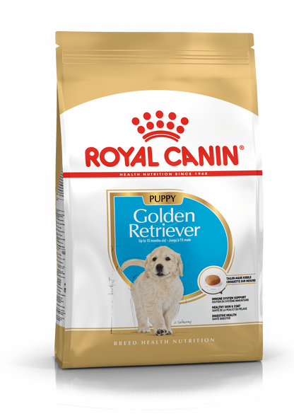 Royal Canin Breed Health Nutrition Golden Retriever Puppy Dog Dry Food 3kg