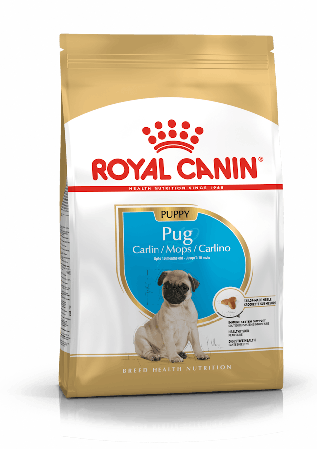 Royal Canin Breed Health Nutrition Pug Puppy Dog Dry Food 500g