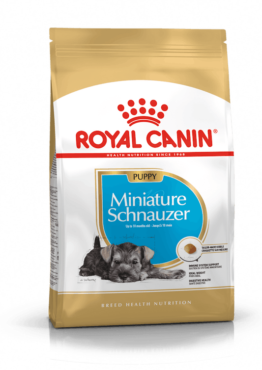 Royal Canin Breed Health Nutrition Miniature Schnauzer Puppy Dog Dry Food 1.5kg