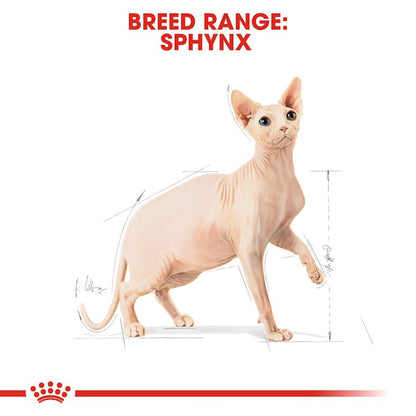 Royal Canin Feline Breed Nutrition Sphynx Adult Cat Dry Food 2kg