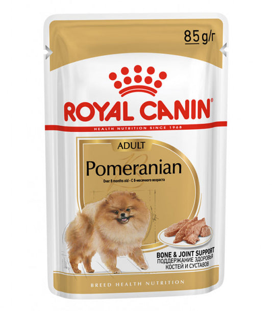 Royal Canin Breed Health Nutrition Pomeranian Adult Dog Wet Food 85g