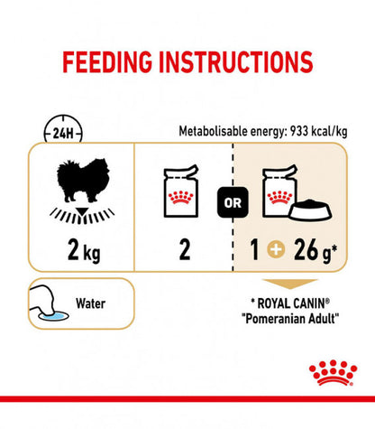 Royal Canin Breed Health Nutrition Pomeranian Adult Dog Wet Food 85g x 12