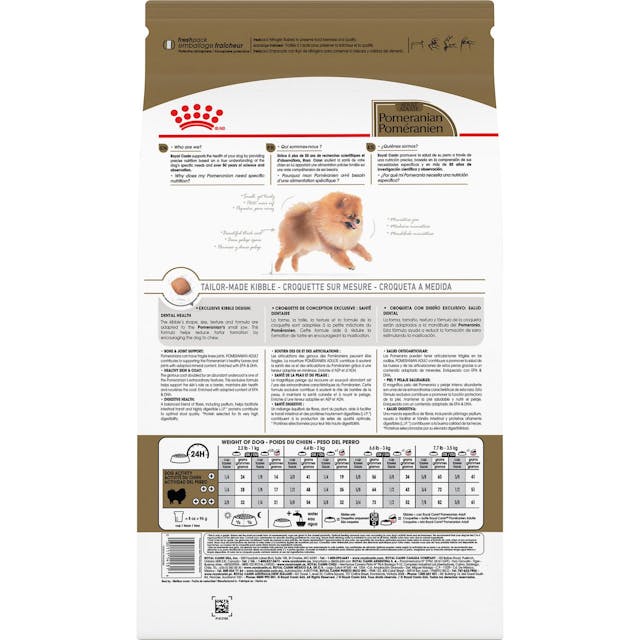 Royal Canin Breed Health Nutrition Pomeranian Adult Dog Dry Food 3kg