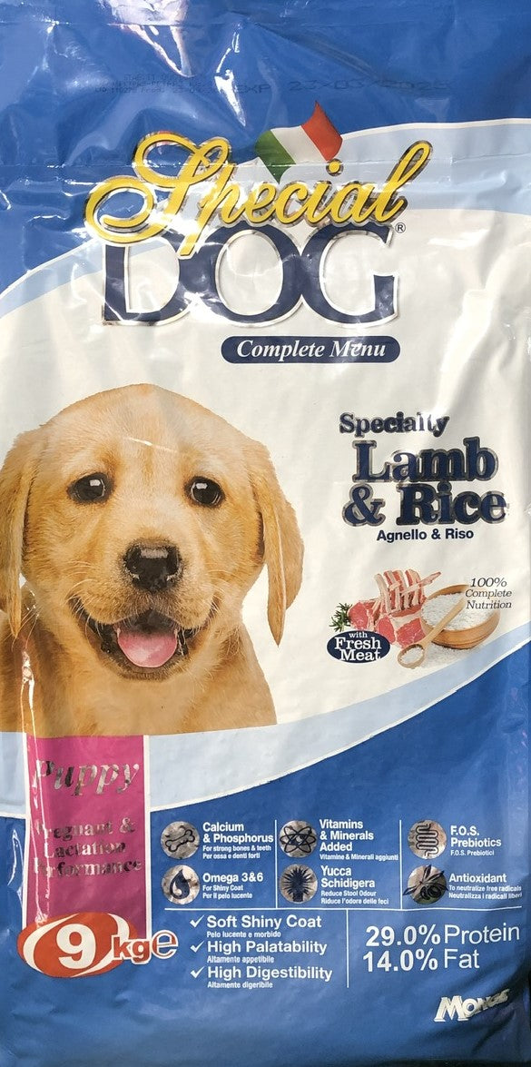 Monge Special Dog Lamb & Rice Puppy Dry Food 9kg