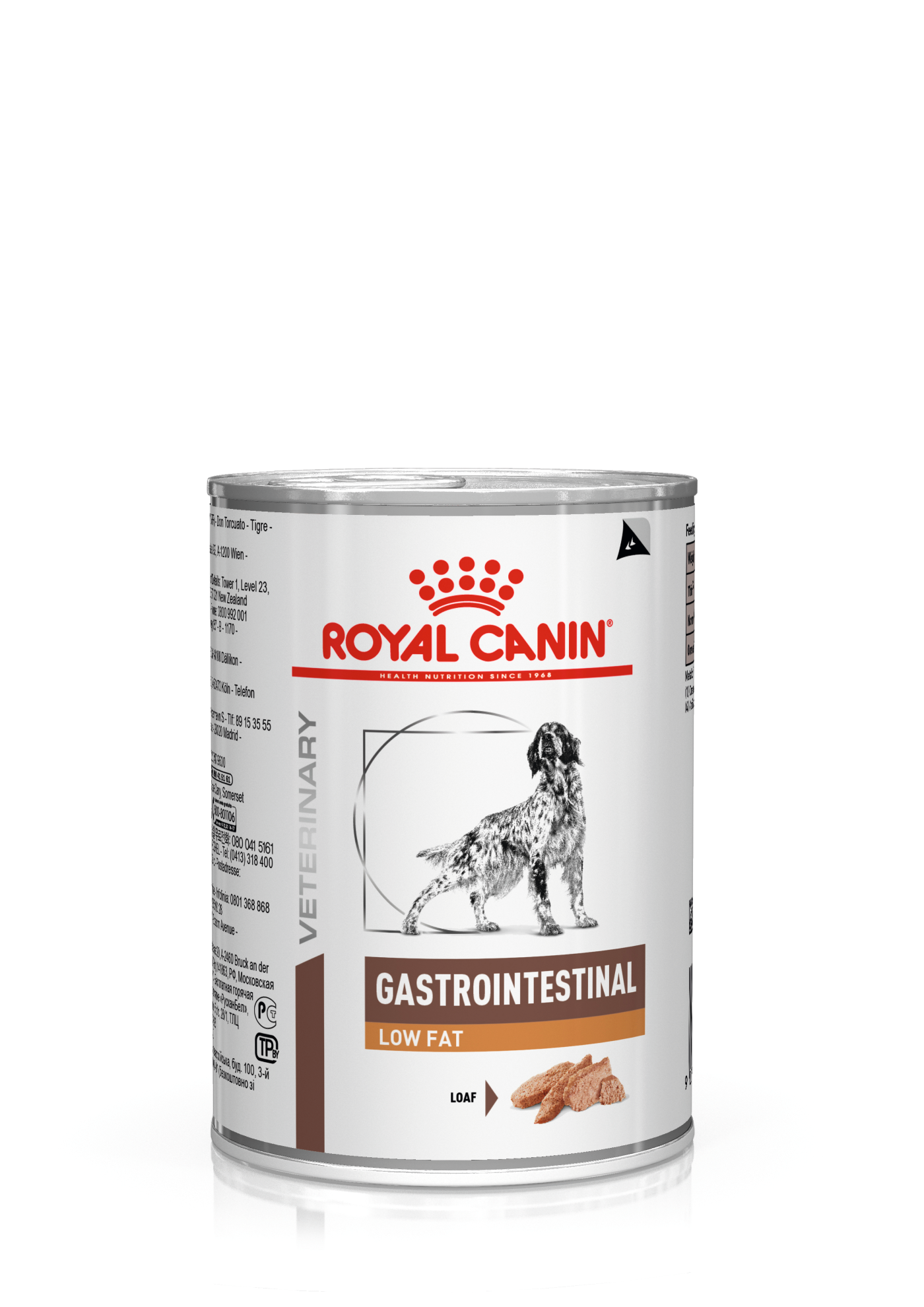 Royal Canin Veterinary Diet Gastrointestinal Low Fat Adult Dog Wet Food 410g