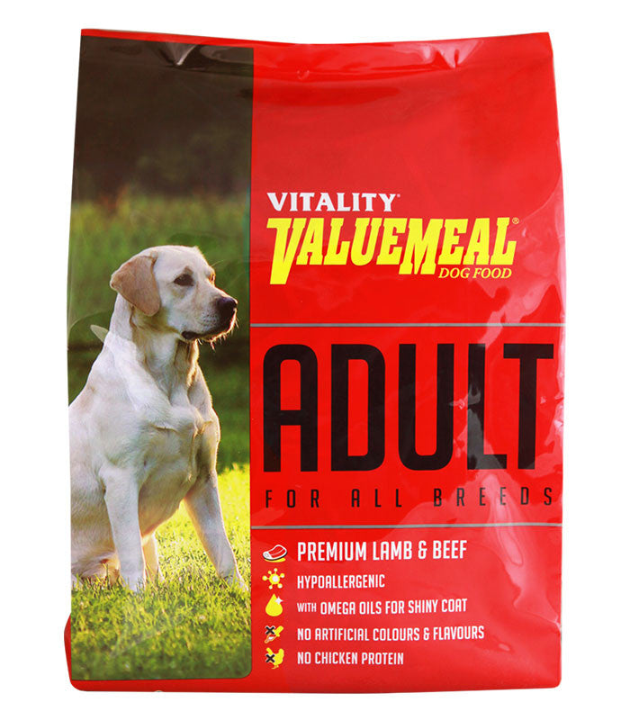 Vitality Value Meal Dog Dry Food Adult 10kg